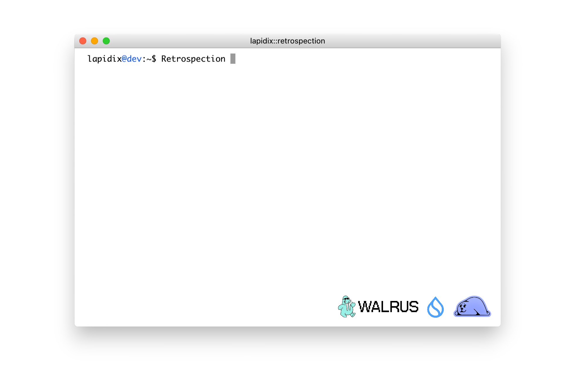 Retrospection] Walrus Hackathon